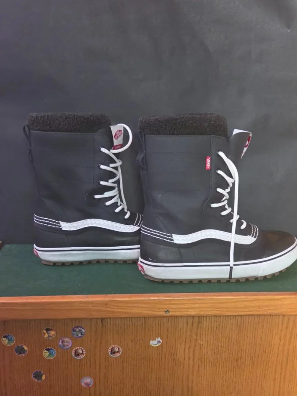 Vans Standard MTE Black Leather Winter Boots